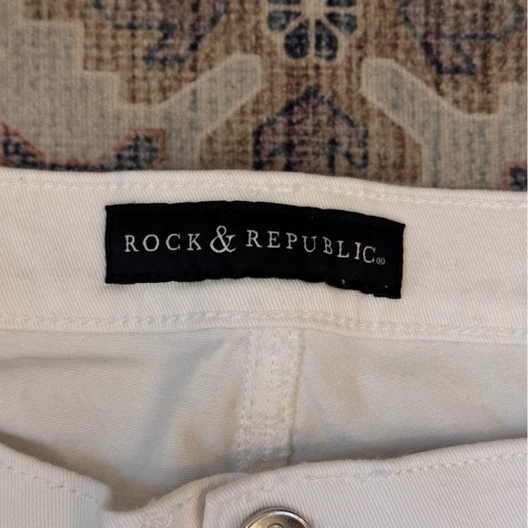 Rock & Republic Berlin High Rise Classic White Skinny Jeans Women’s Size 16 - Picture 6 of 11